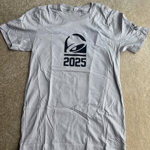 Taco Bell Live Mas Student Section (LMSS) T Shirt Adult Unisex Small Gray